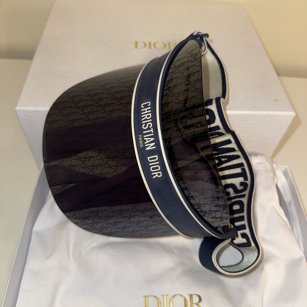 Christian Dior Navy Visor